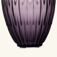Vesper Plumes Vase Large Purple lalique vesper plumes vase large purple