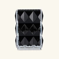 baccarat louxor vase rectangular black