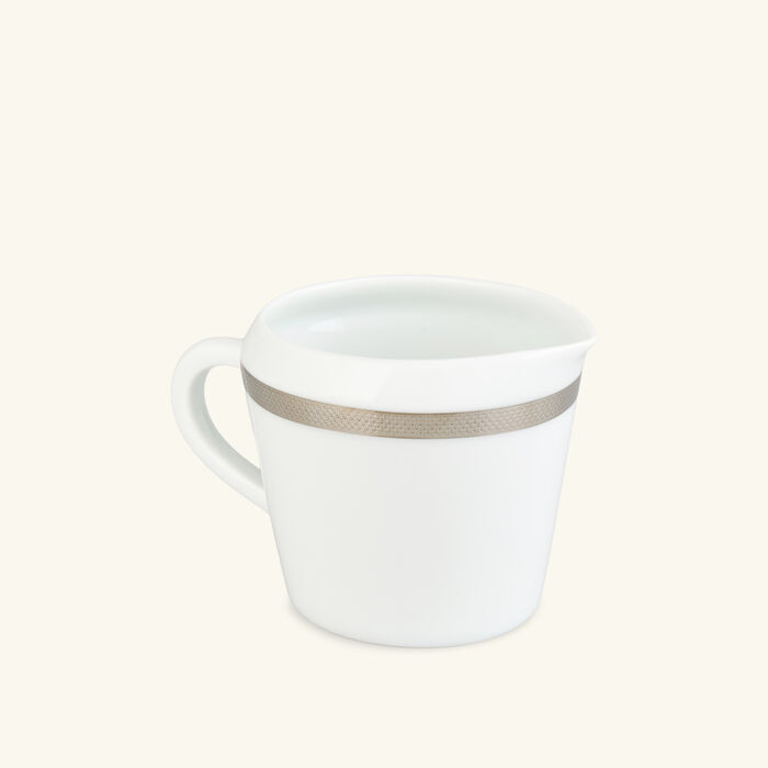 Maille Platine Creamer White bernardaud maille platine creamer white