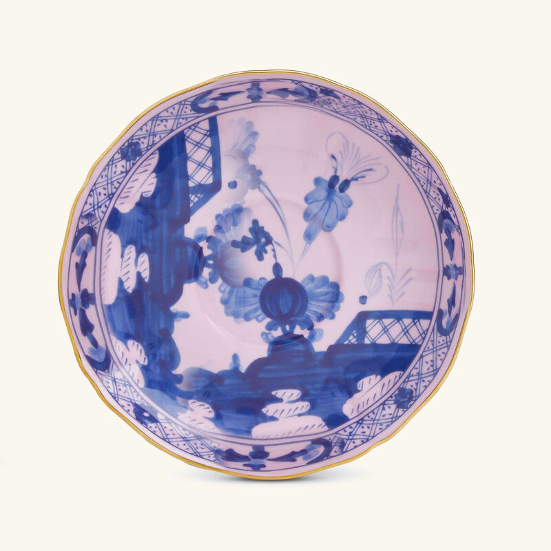 جينوري 1735 صحن الشاي أورينتي إيتاليانو أزاليا وردي