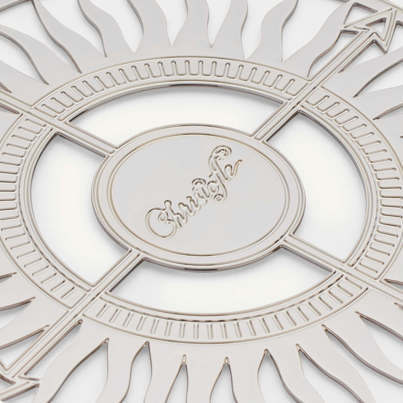 christofle r ve cosmique sun ornament no 1 mini silver plated