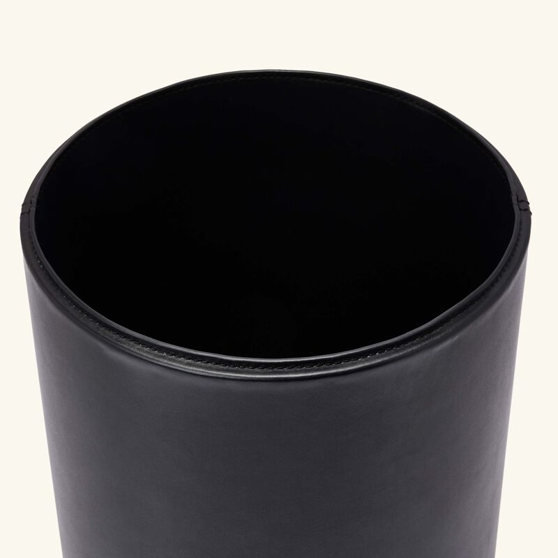 Brennan Waste Basket Black ralph lauren home brennan waste basket black