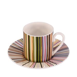 Set of 6 Stripes Jenkins Coffee Cup & Saucer, medium