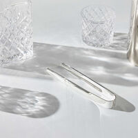 christofle malmaison ice tongs silver plated
