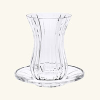 Sensorial Armudu Tea Cup & Saucer Clear mario cioni c sensorial armudu tea cup saucer clear