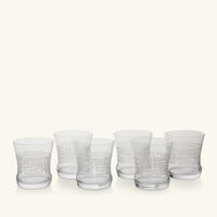 Dar Drinking Glass Clear Set of 6 dimlaj dar drinking glass clear set of 6