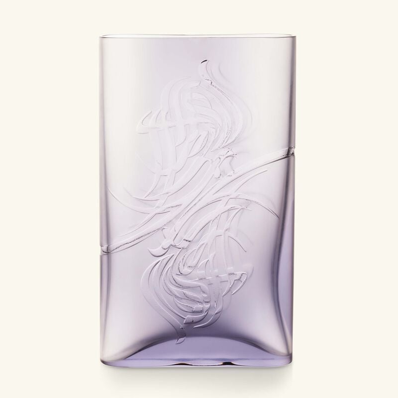 mario cioni   c oval shadow vase small clear