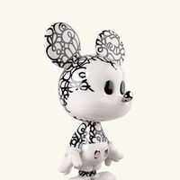 Doodle Mickey Scuplture Large Black lladro doodle mickey scuplture large black