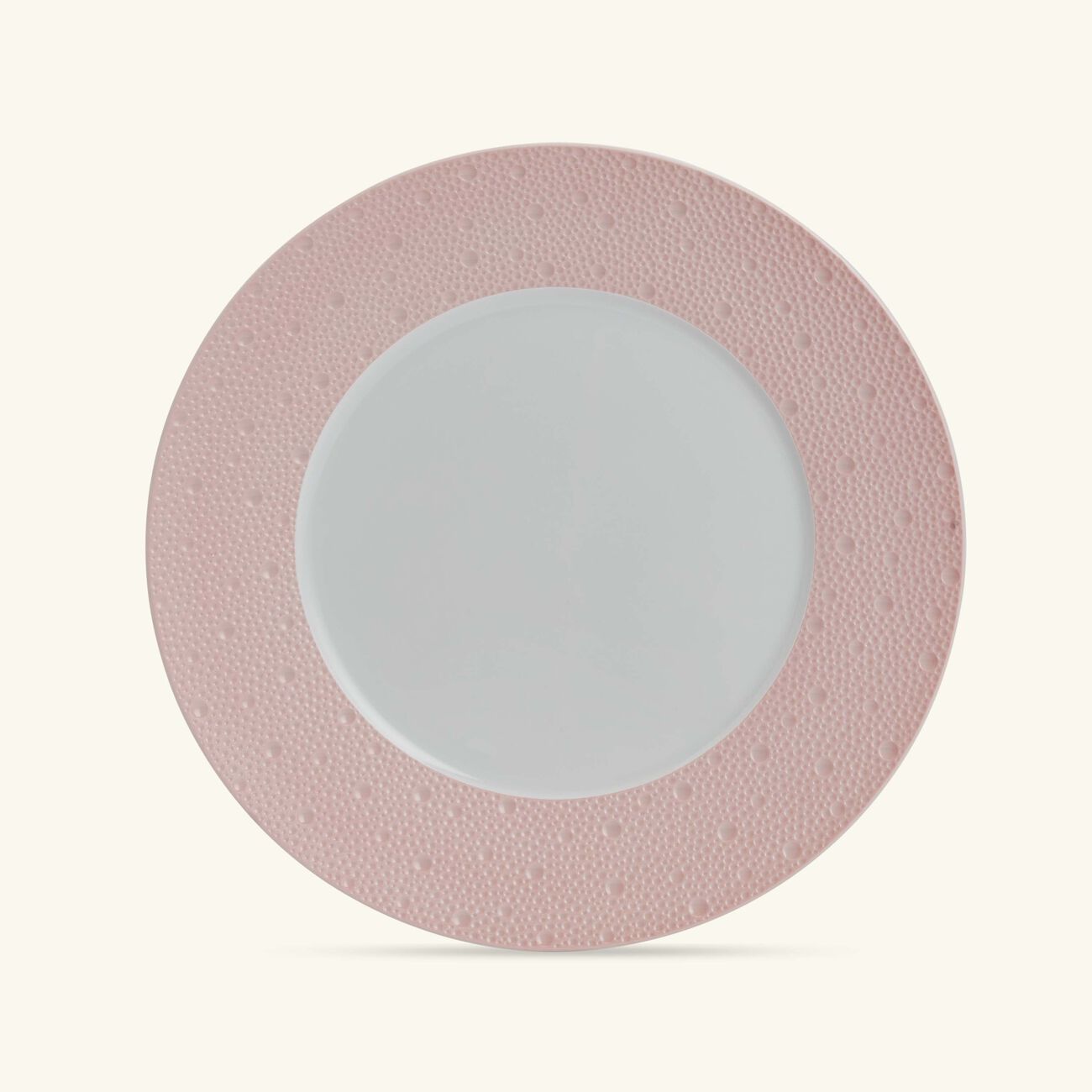 Ecume Charger Plate Round Pink 29cm bernardaud ecume charger plate round pink 29cm