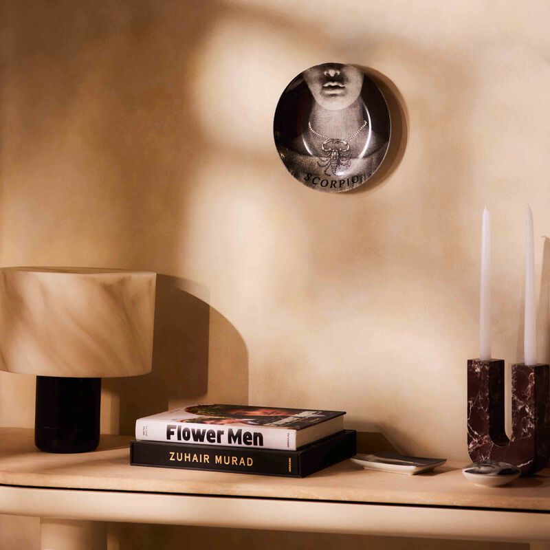 Tema e Variazioni no.355 Scorpio Wall Plate fornasetti tema e variazioni no 355 scorpio wall plate