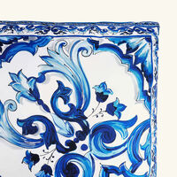 وسادة بلو ميديترانيو فيوري بيكولو من حرير التويل دولتشي أند غابانا كازا وسادة بلو ميديترانيو فيوري بيكولو من حرير التويل