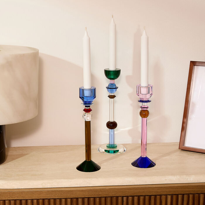 Helene Candle Holder Multicolored reflections copenhagen helene candle holder multicolored