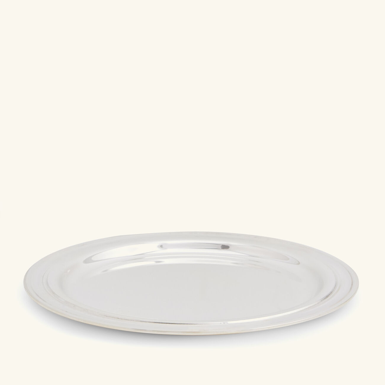 christofle albi bread plate round silver plated