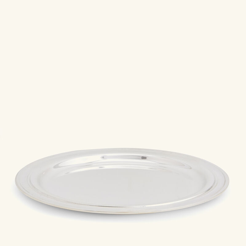 christofle albi bread plate round silver plated