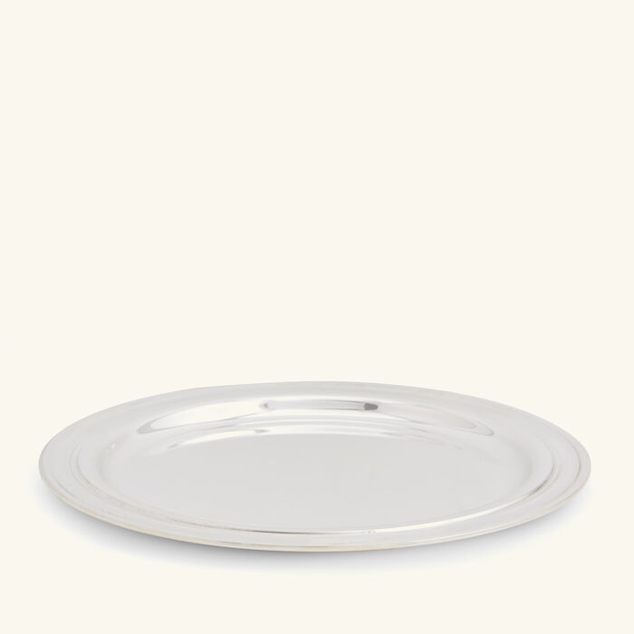 Albi Bread Plate Round Silver Plated christofle albi bread plate round silver plated