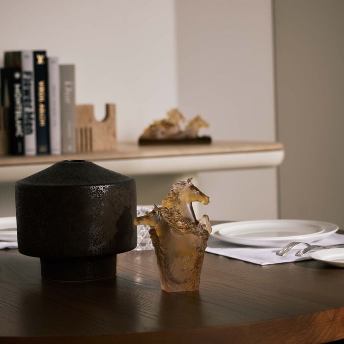 Cavalcade Pencil Holder Brown daum cavalcade pencil holder brown