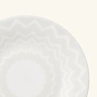 missoni home zig zag bread   butter plate round white 15 cm set of 2