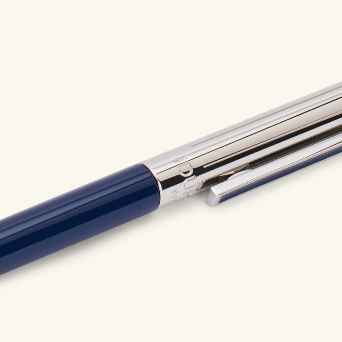 st dupont classique ballpoint pen blue