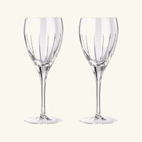 Iriana Wine Glass Set Of 2 Clear christofle iriana wine glass set of 2 clear