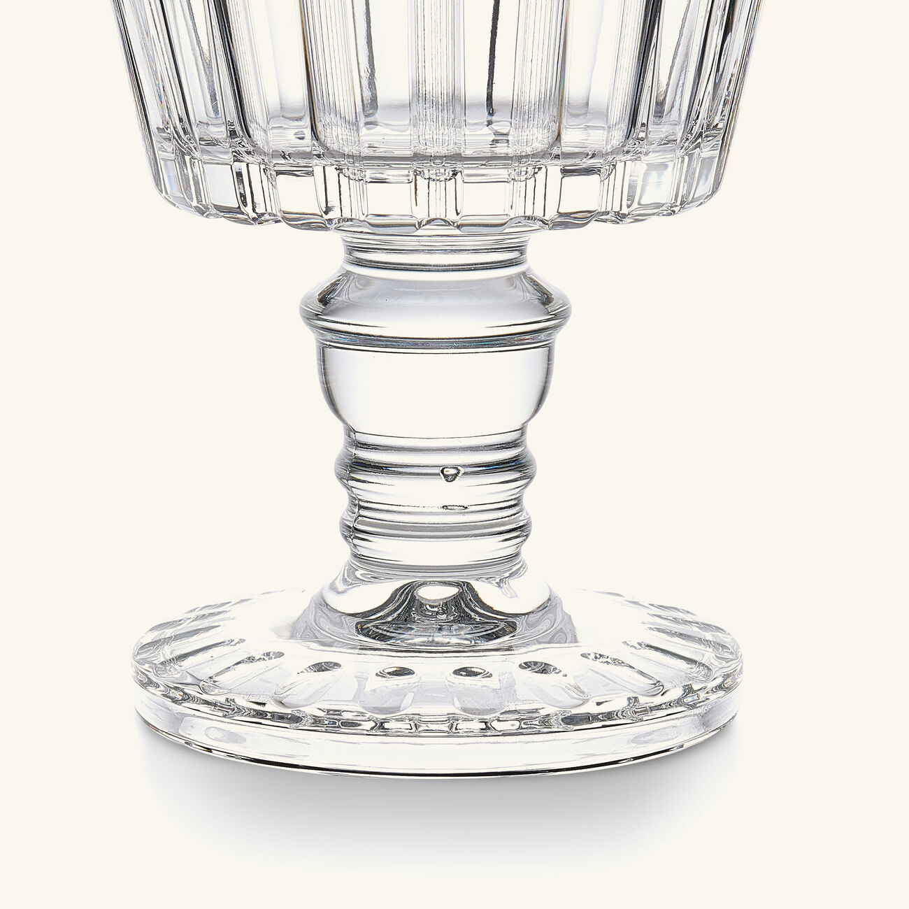 ماريو تشيوني مزهرية كانيت شفافة مع قاعدة مرتفعة