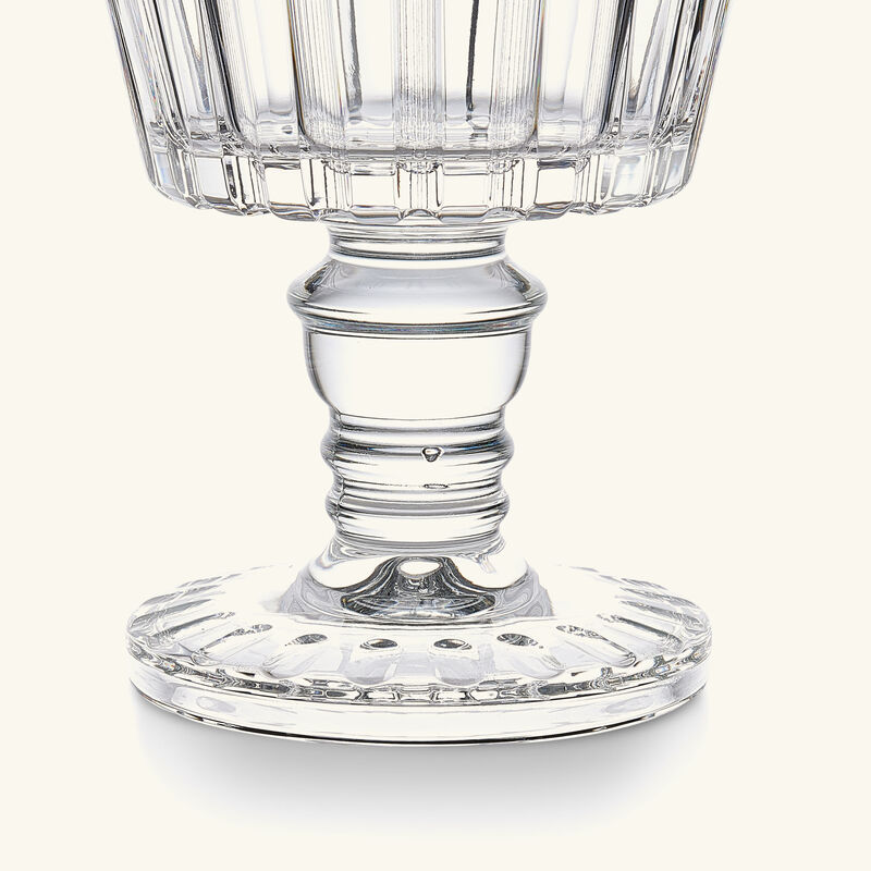 ماريو تشيوني مزهرية كانيت شفافة مع قاعدة مرتفعة