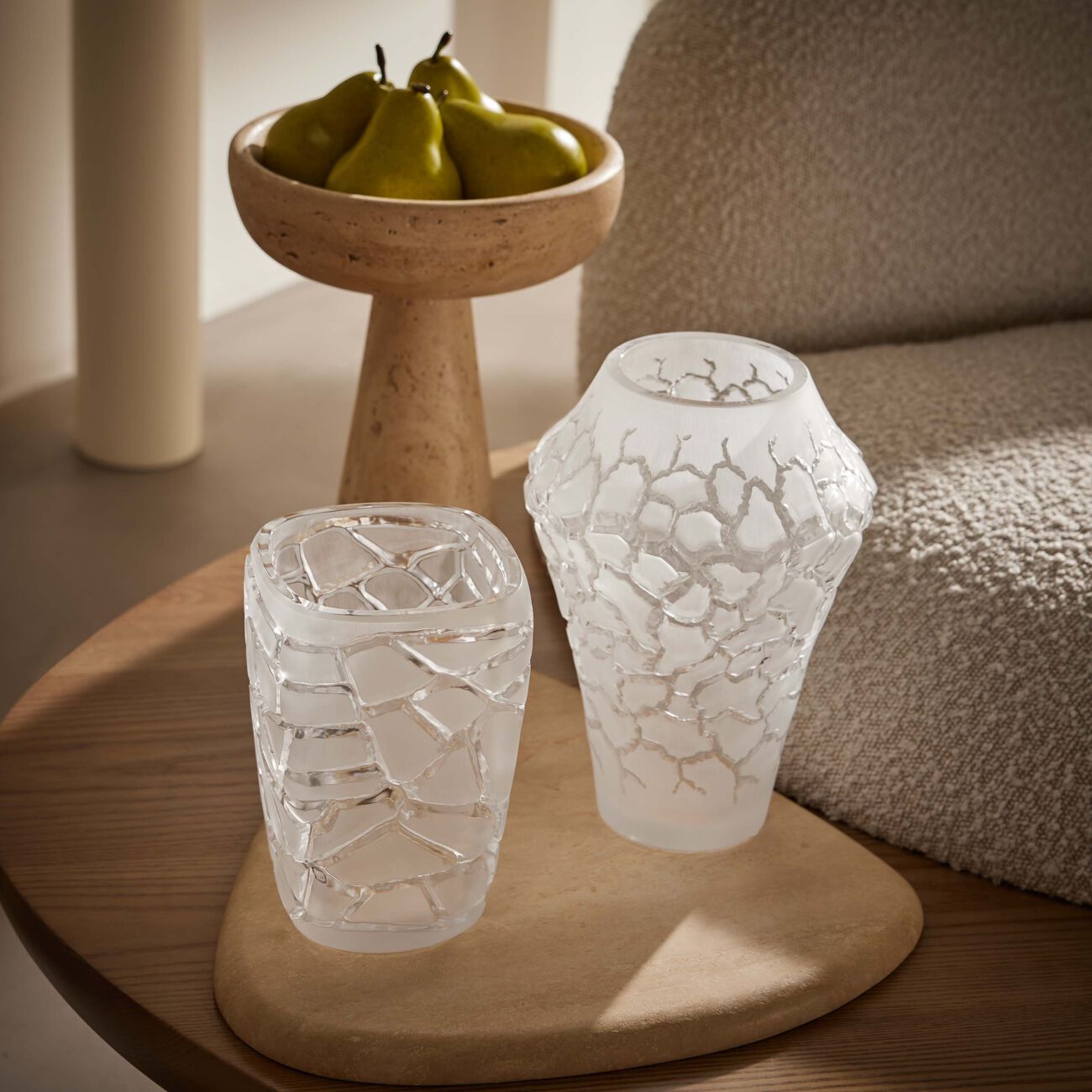 لاليك مزهرية تيرامينيرال ماجنيتود الدائرية الصغيرة الشفافة