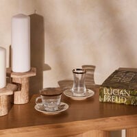 villari peacock cappuccino cup silver