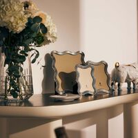 لوبجيه إطار الصور ريبل المطلي بالبلاتين 10   15 سم