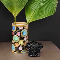 Medusa Amplified Vase Medium Black versace medusa amplified vase medium black