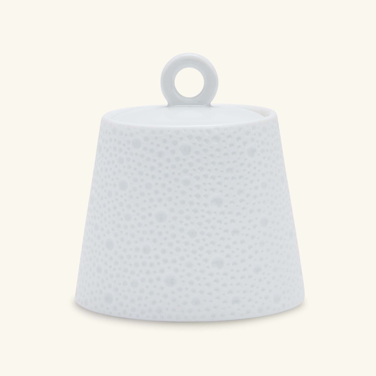 bernardaud ecume sugar bowl white