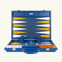 Alligator Backgammon Set Large vido alligator backgammon set large