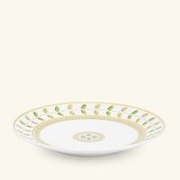 bernardaud constance bread   butter plate round green 13cm