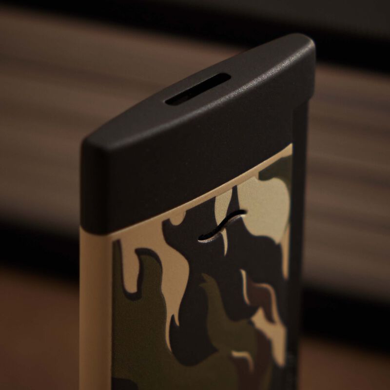 اس تي دوبون ولّاعة سليم 7 كامو باللون الكاكي