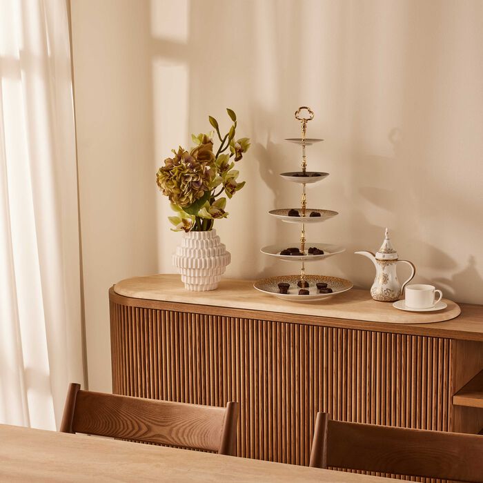 Souffle d'Or 5 Tier Cake Stand haviland souffle d or 5 tier cake stand
