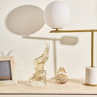 Ibex Sculpture Gold lalique ibex sculpture gold