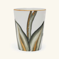 marie daage handpainted goblet glass green