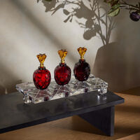 طقم من زجاجات العطور مع صينية ماريو تشيوني طقم من زجاجات العطور مع صينية