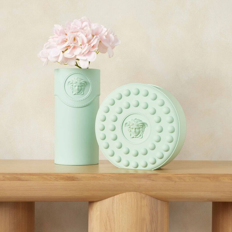 فيرساتشي مزهرية لا ميدوزا صغيرة جدًا خضراء