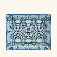 Bettina Bleu Trinket Tray Rectangular Blue bernardaud bettina bleu trinket tray rectangular blue