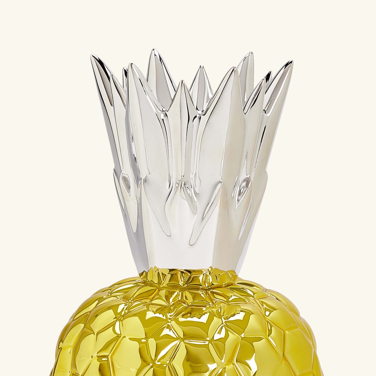 bernardaud victoria pineapple box yellow