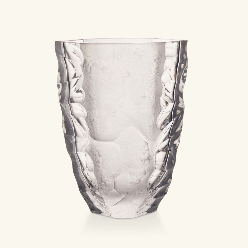 lalique terramineral silex vase large clear