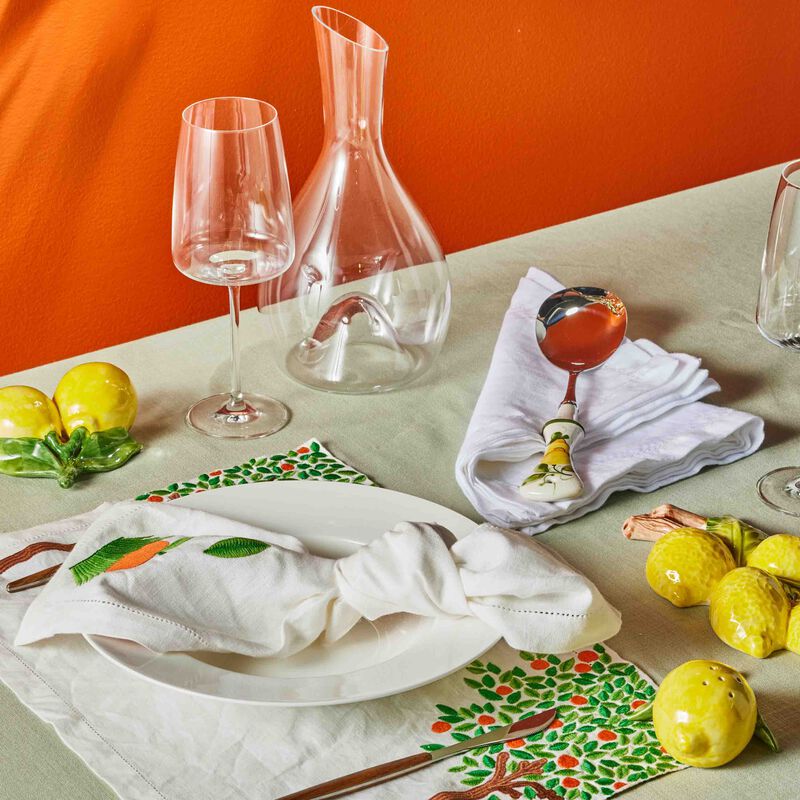 les ottomans lemon salt   pepper shakers yellow