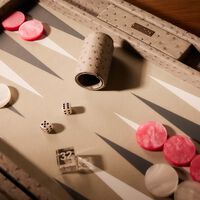 vido large ostrich backgammon