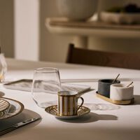 Vannerie Coffee Cup And Saucer Gold pinto paris vannerie coffee cup and saucer gold