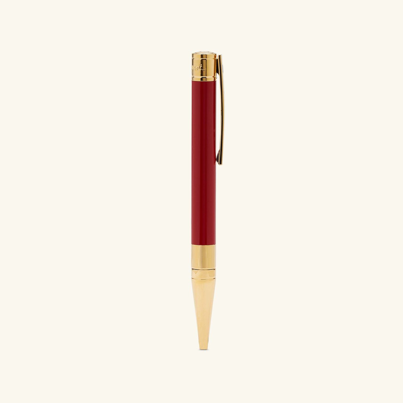 D-Initial Ballpoint Pen Red st dupont d initial ballpoint pen red