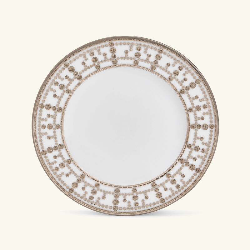 haviland tiara bread   butter plate round silver 16cm