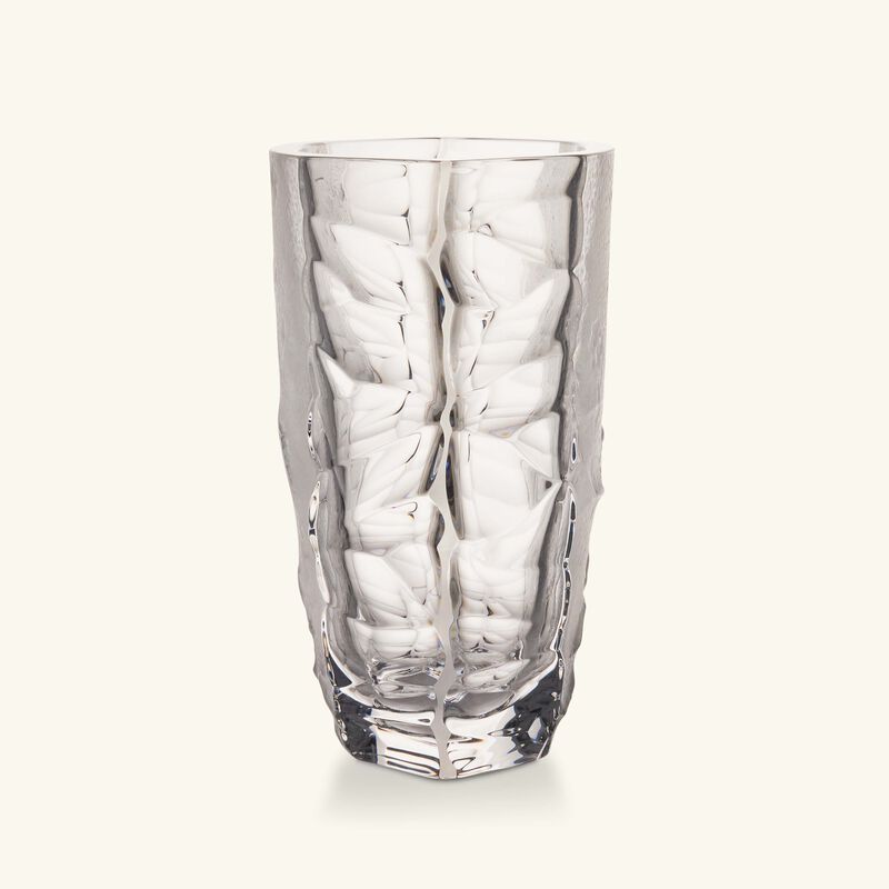 lalique terramineral silex vase large clear