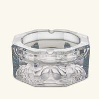 versace medusa lumiere ashtray octagonal clear