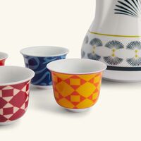 Bahja Dallah & Arabic Coffee Cup Set Of 8 silsal bahja dallah arabic coffee cup set of 8