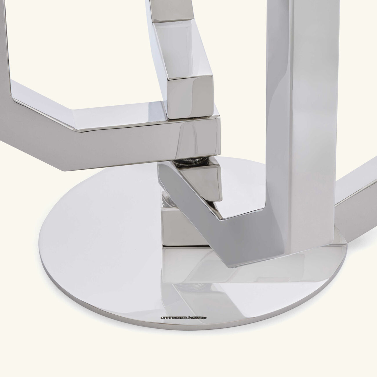 كريستوفل شمعدان أربوريسنس من أربع شموع من الستانلس ستيل